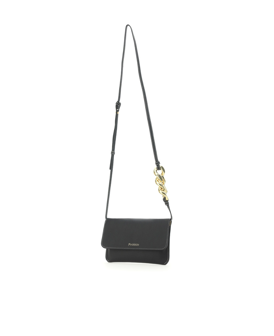 Jw Anderson Chain Phone Crossbody Bag In Black