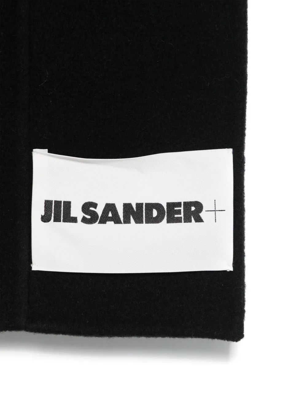 Jil Sander Rectangular Wool Scarf Soft Texture