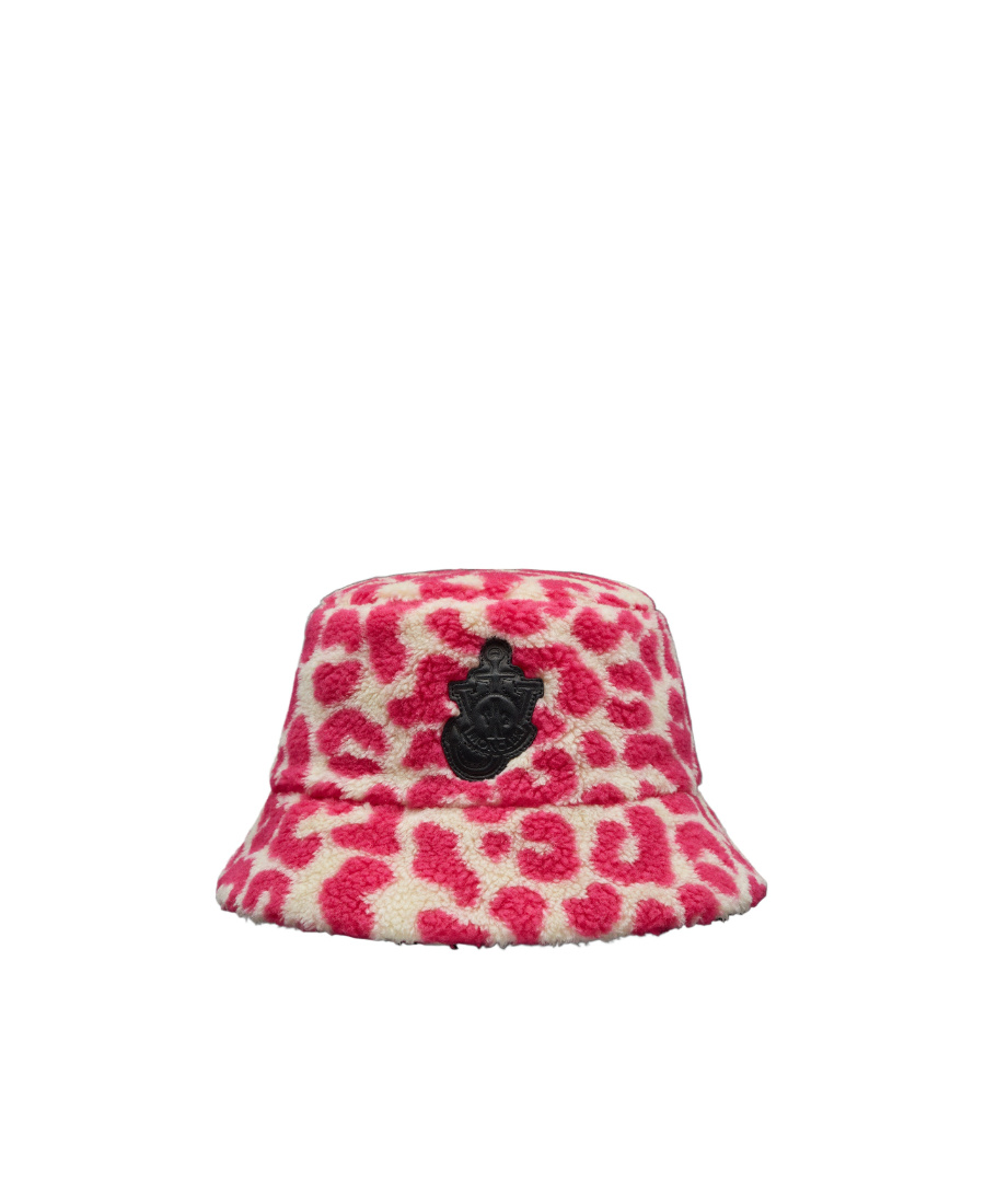 Moncler Logo Fisherman's Hat In Red