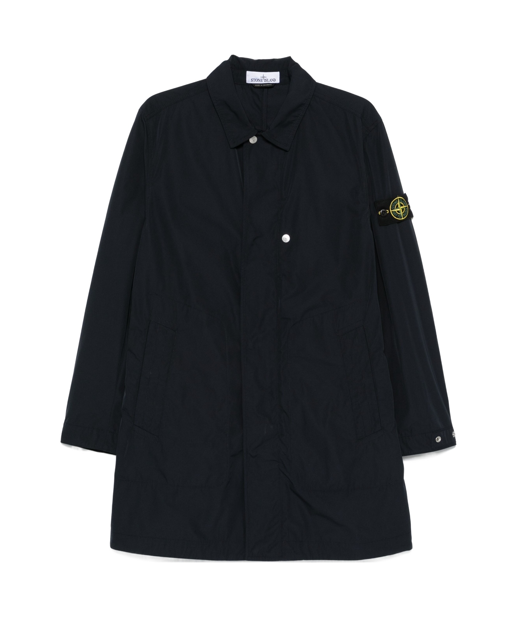 Stone Island Compass-badge Parka In Blue