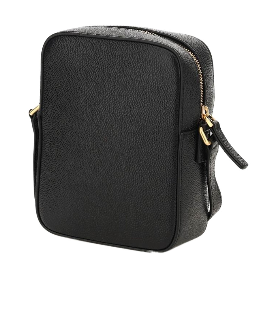 Thom Browne Pebbled-leather Messenger Bag In Black