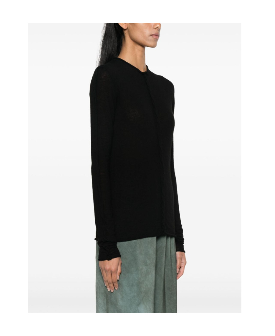 Uma Wang Long Sleeves Top In Black