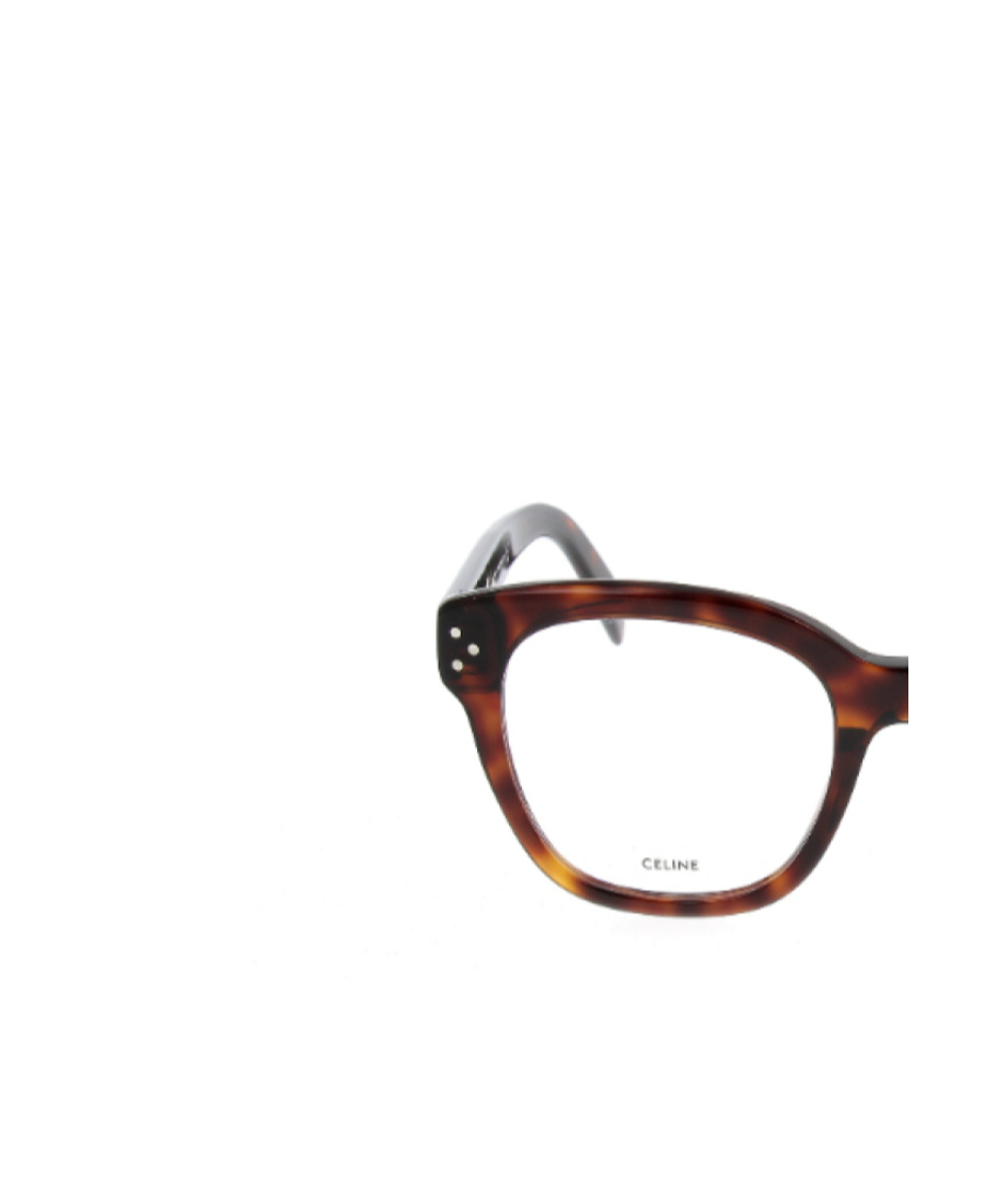 Celine Logo Glasses In Brown