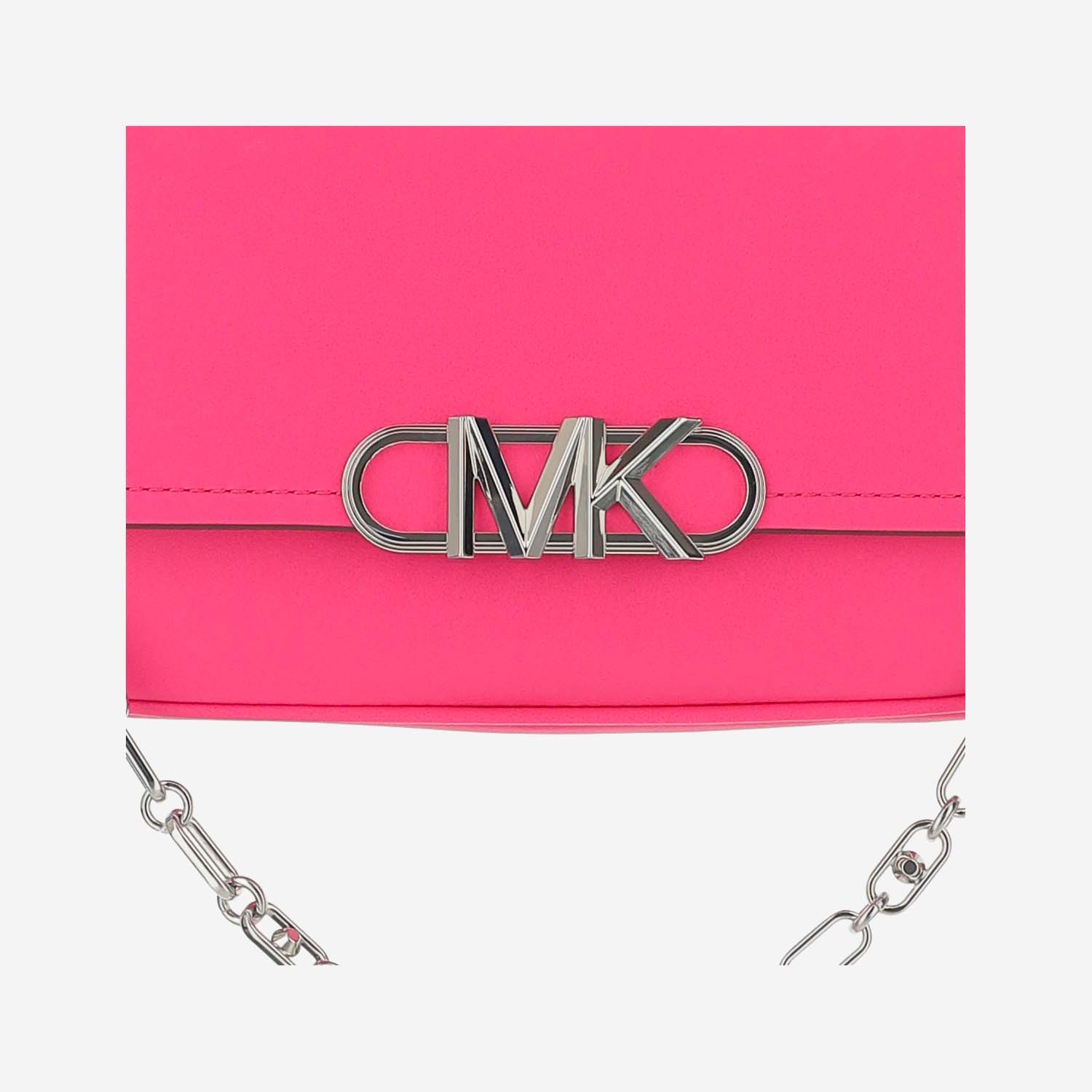 Michael Michael Kors Parker Medium Leather Shoulder Bag In Pink