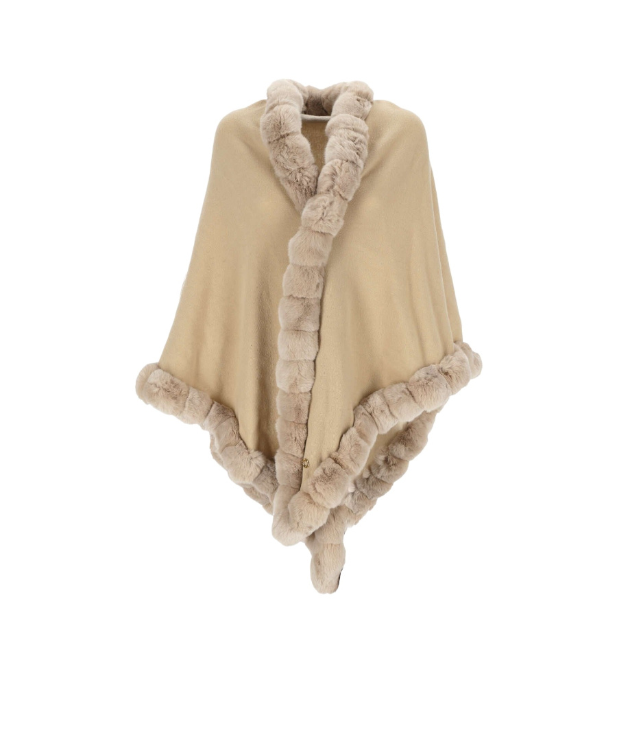 Loro Piana Rough Shawl In Nude