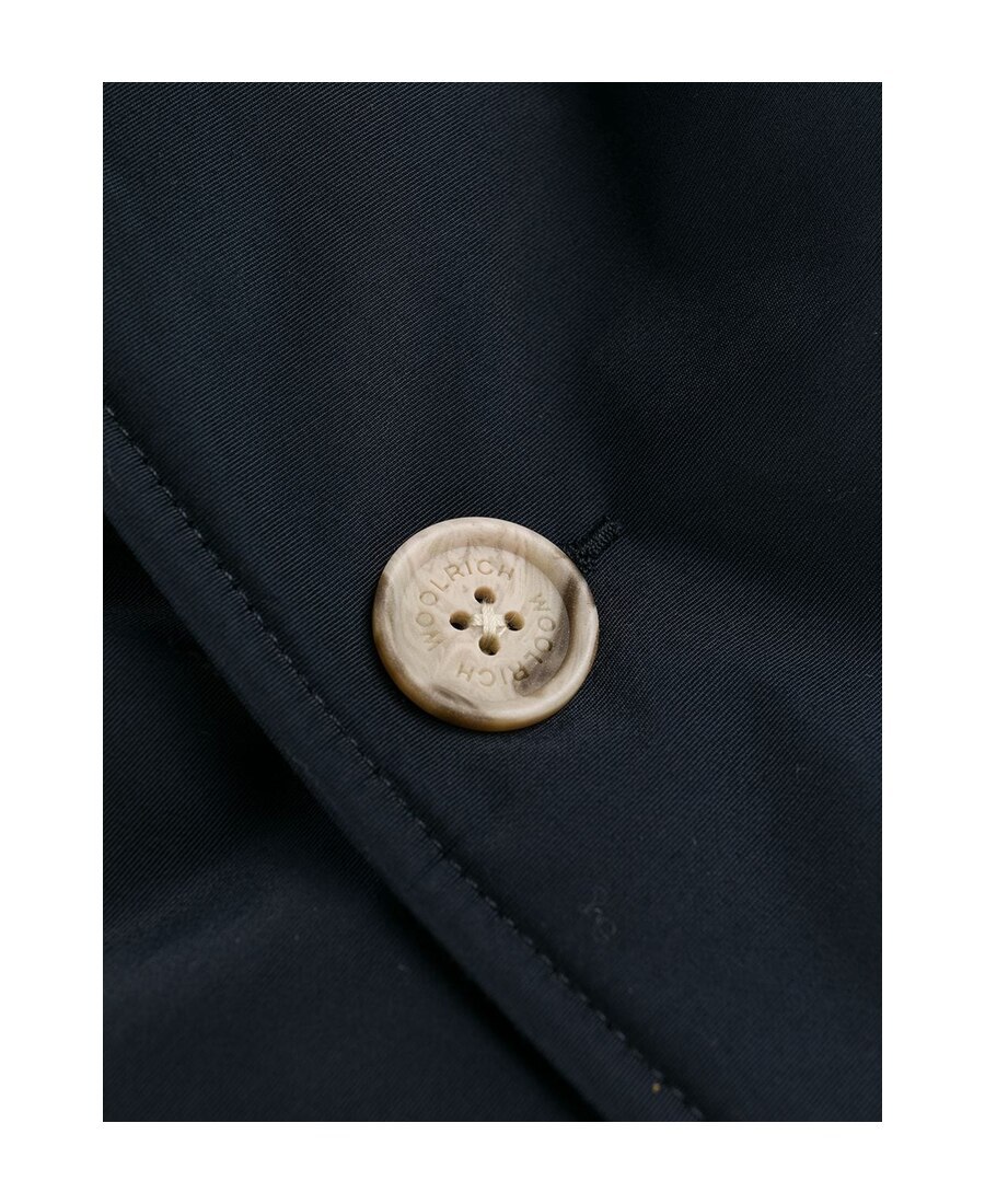 Woolrich Down-feather Hooded Coat In Black