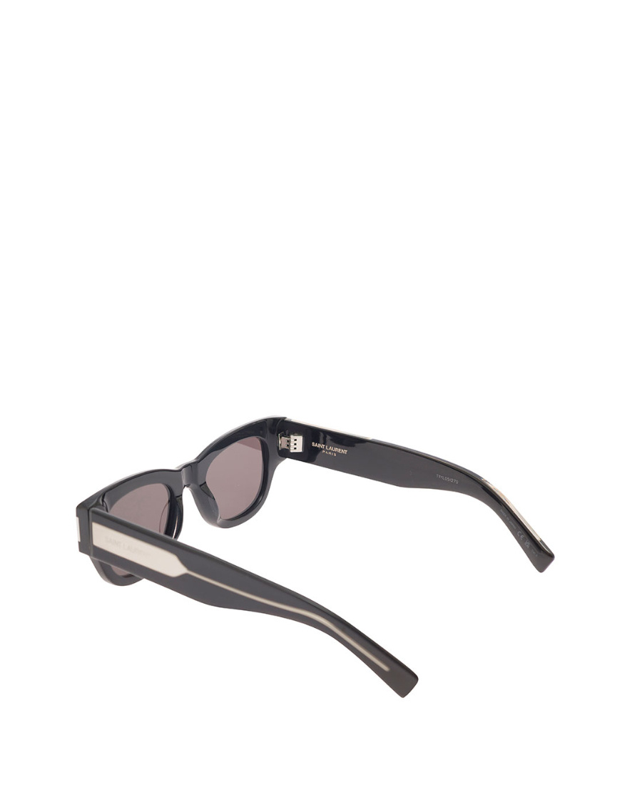 Saint Laurent Square-frame Tinted Sunglasses In Black