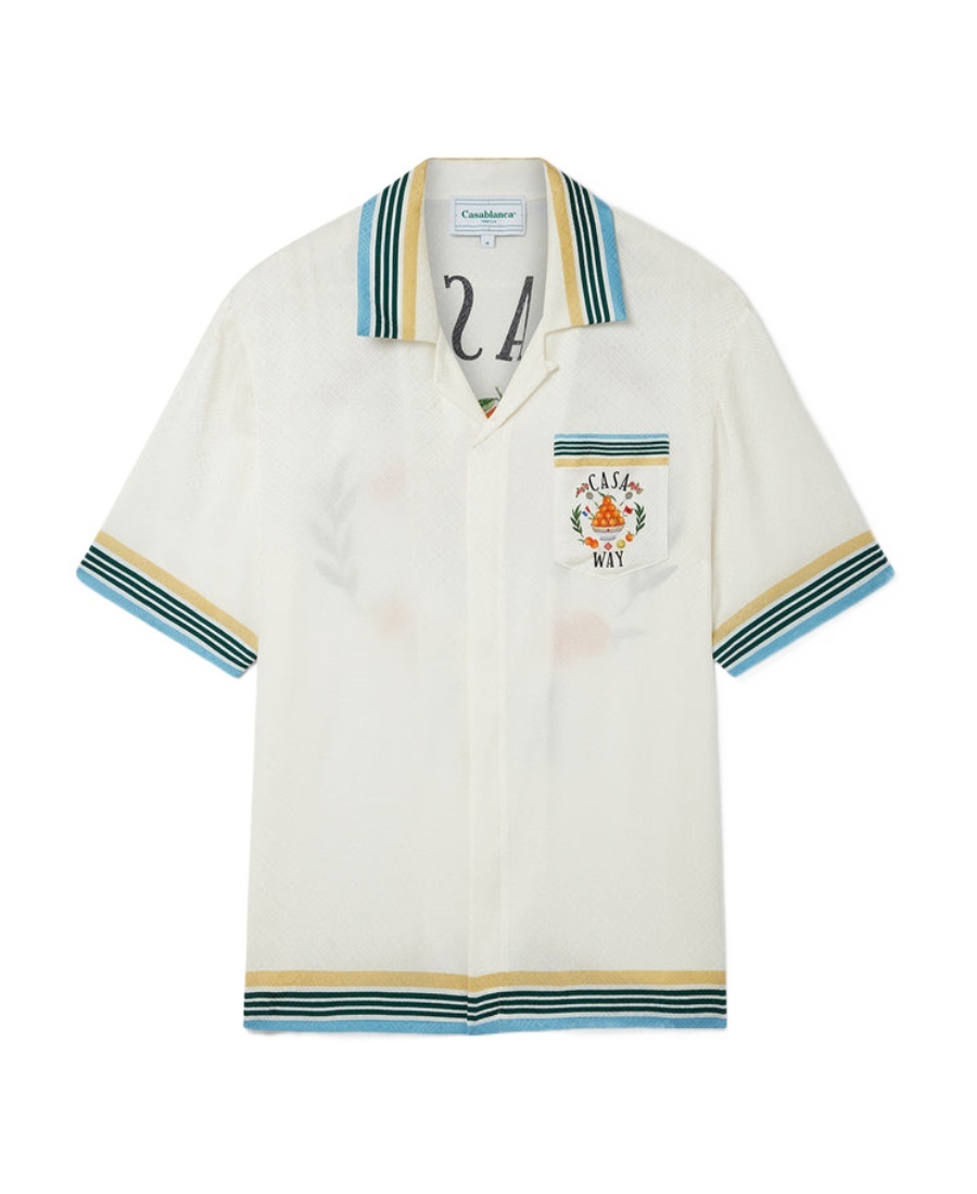 CASABLANCA CASABLANCA CASA WAY SHORT-SLEEVED SHIRT