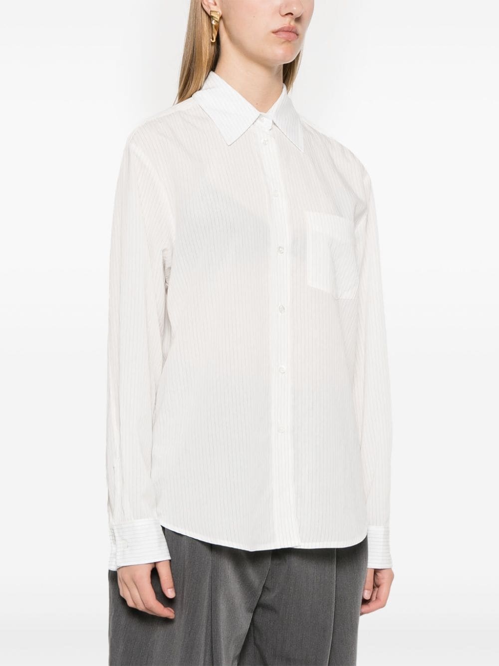 Pinko Viscose Shirt In White
