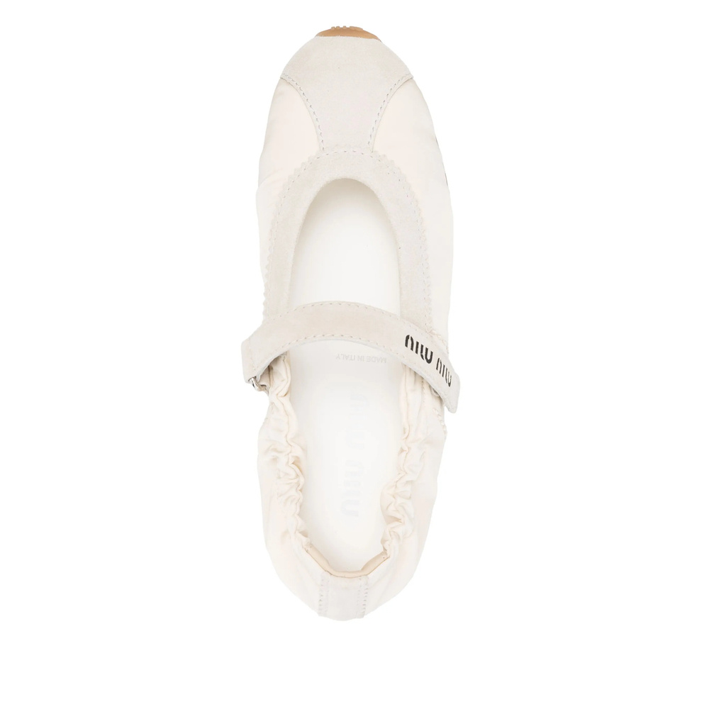 Miu Miu Round Toe Ballet Shoes