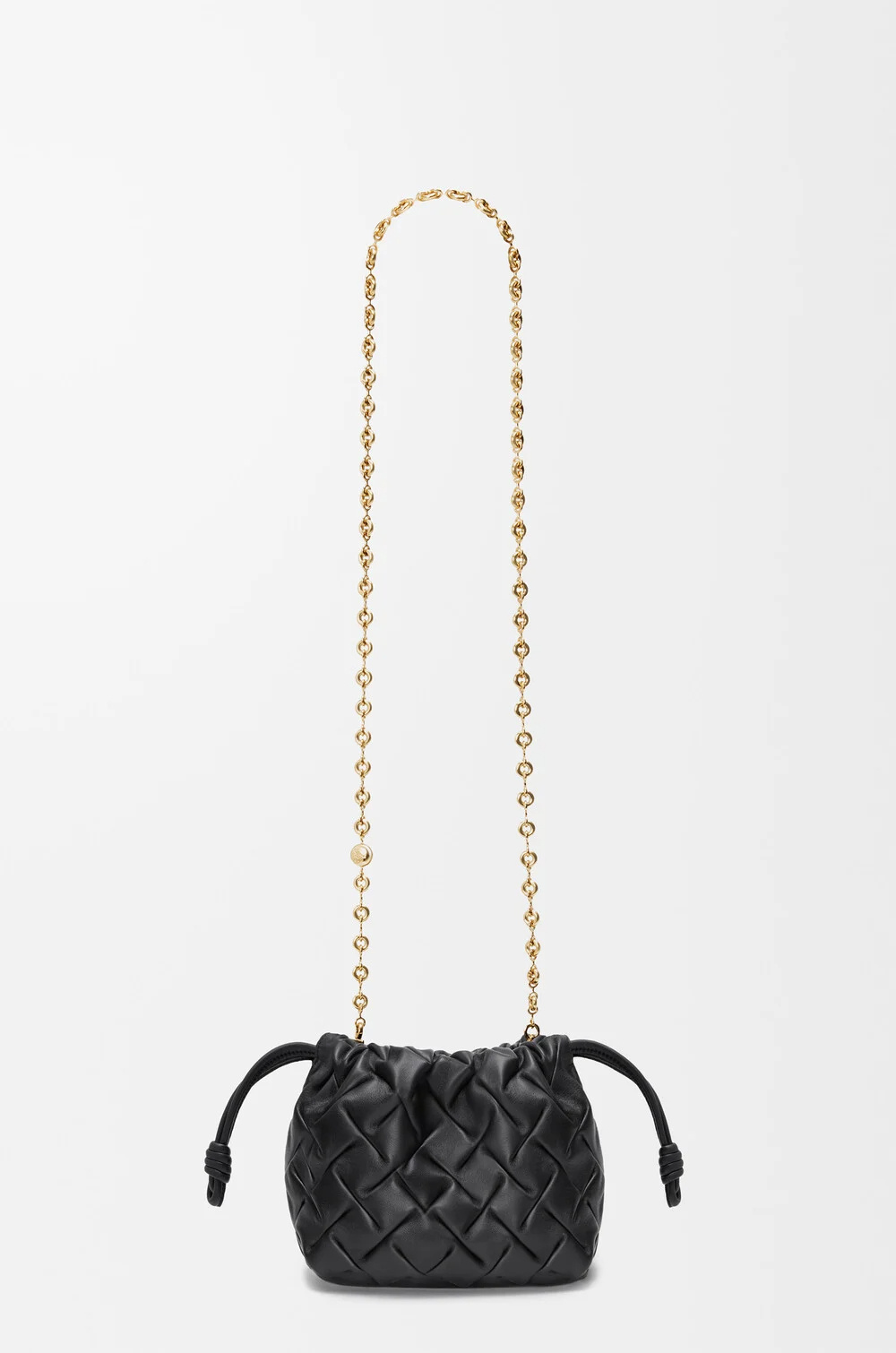 Loewe Mini Flamenco Shoulder Bag In Black