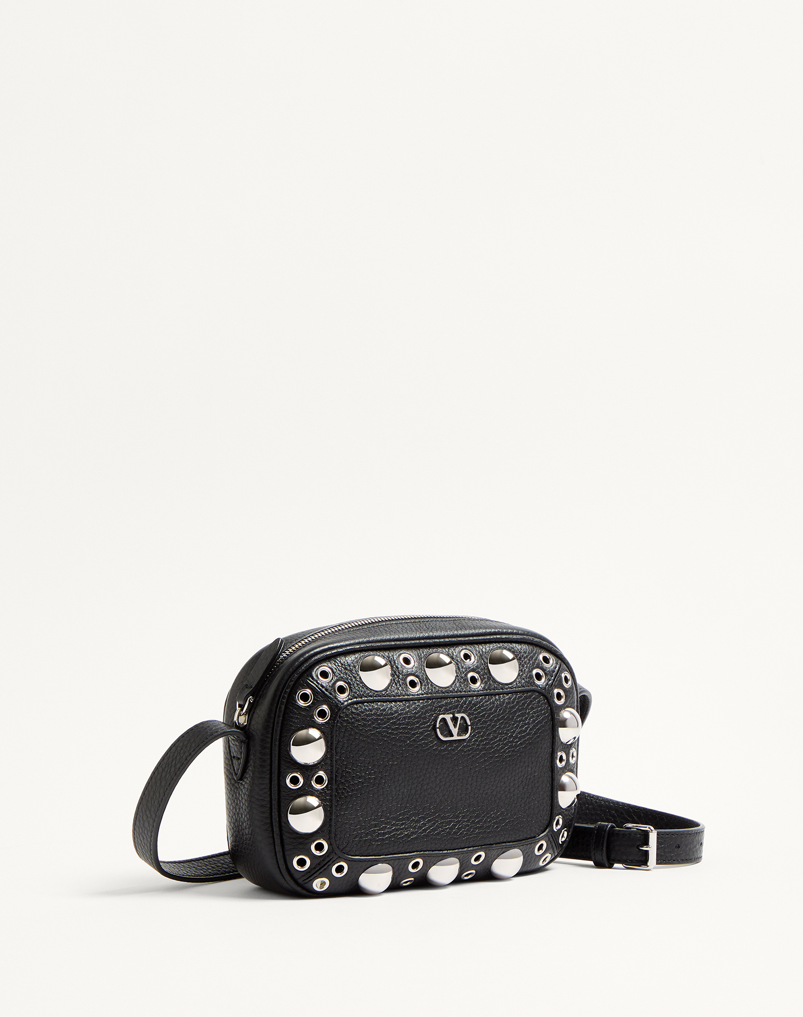 Valentino Garavani Nellcôte Crossbody Bag In Grainy Calfskin