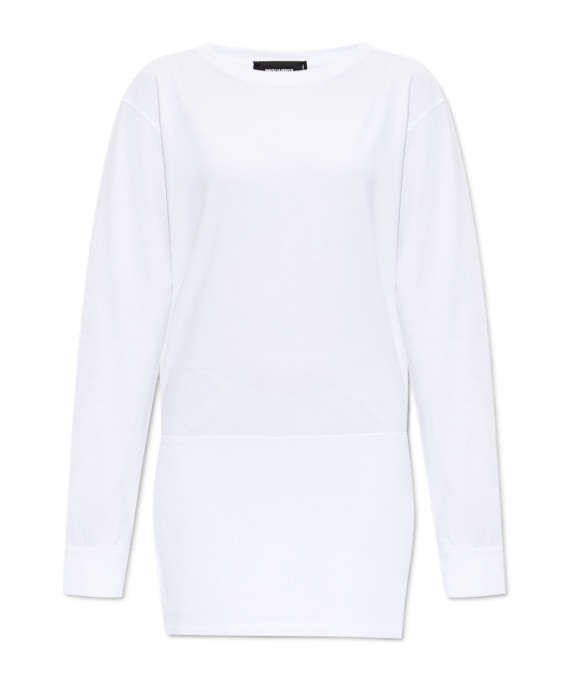 Dsquared2 Text-print Dress In White