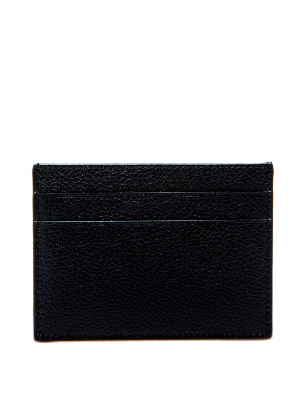Balenciaga Logo-print Cardholder In Black