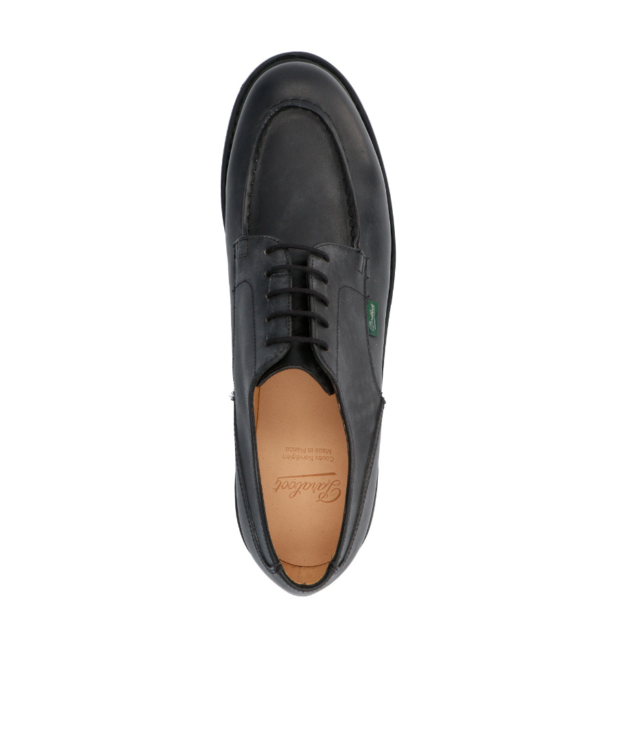 Paraboot Thiers Sport Shoe Black Leather In Black