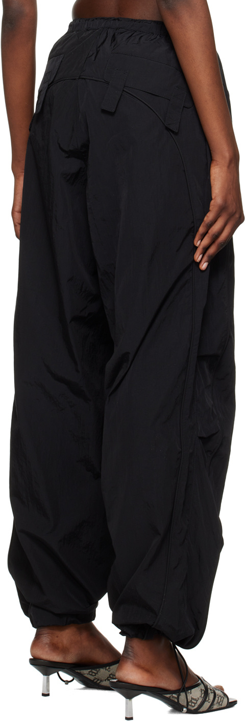 Misbhv Parachute Wide-leg Trousers In Black