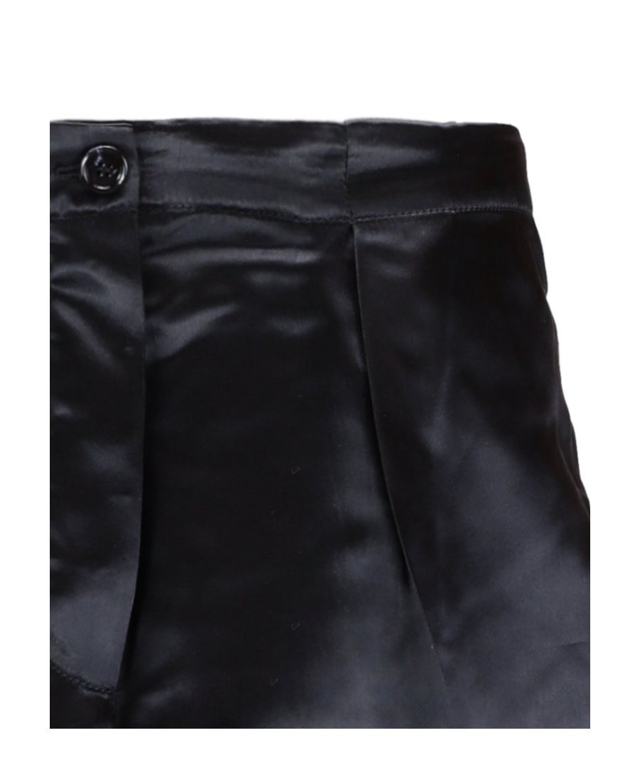 Acne Studios Tailored Satin Shorts In Black