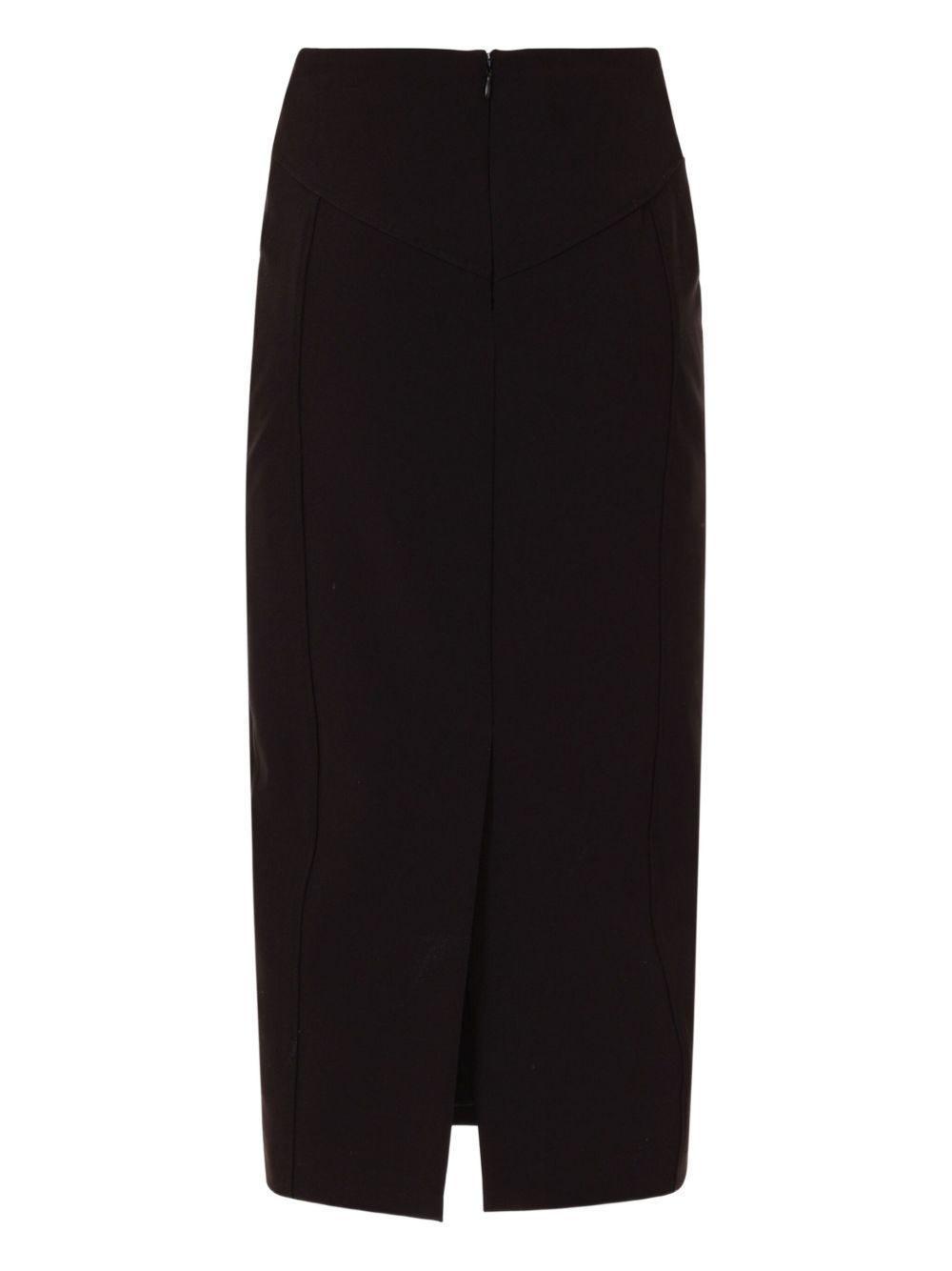 Just Cavalli Midi Pencil Skirt With Ring Detail In Black