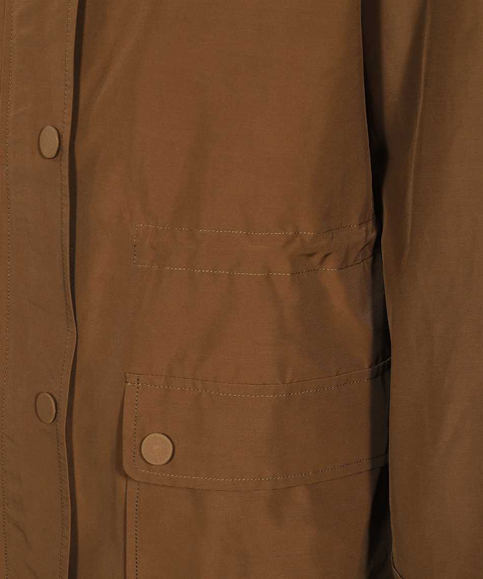 Shop Yves Salomon Long-sleeved Casual Jacket In Brown