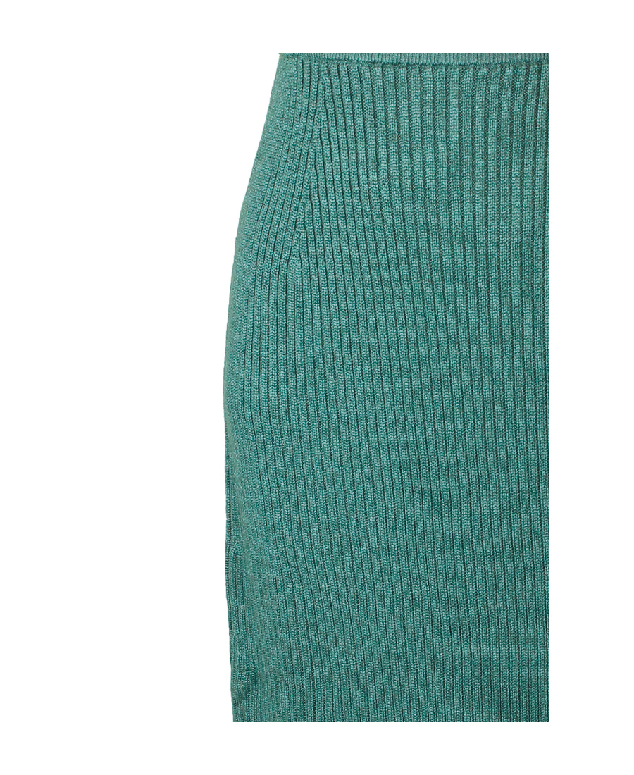 Loro Piana Knitted Skirt In Blue