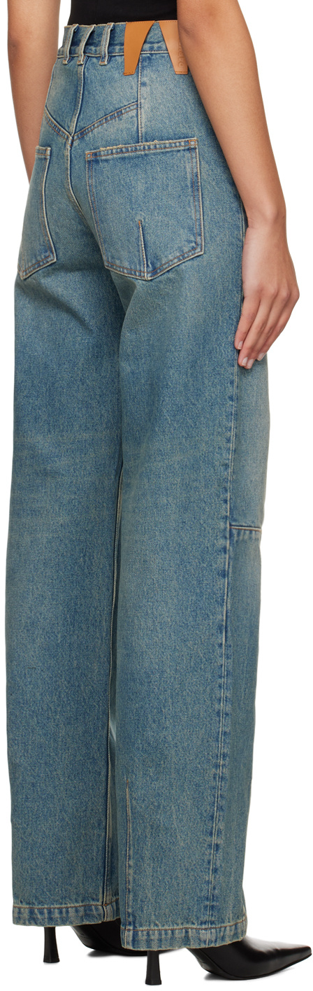Darkpark Mid-rise Straight-leg Jeans In Blue