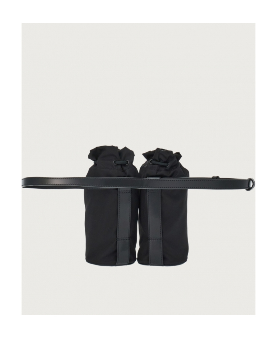 Ferragamo Salvatore  Double Belt Bag In Black