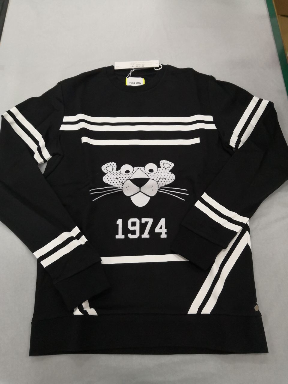 Iceberg Printed Pattern Sweater In Black
