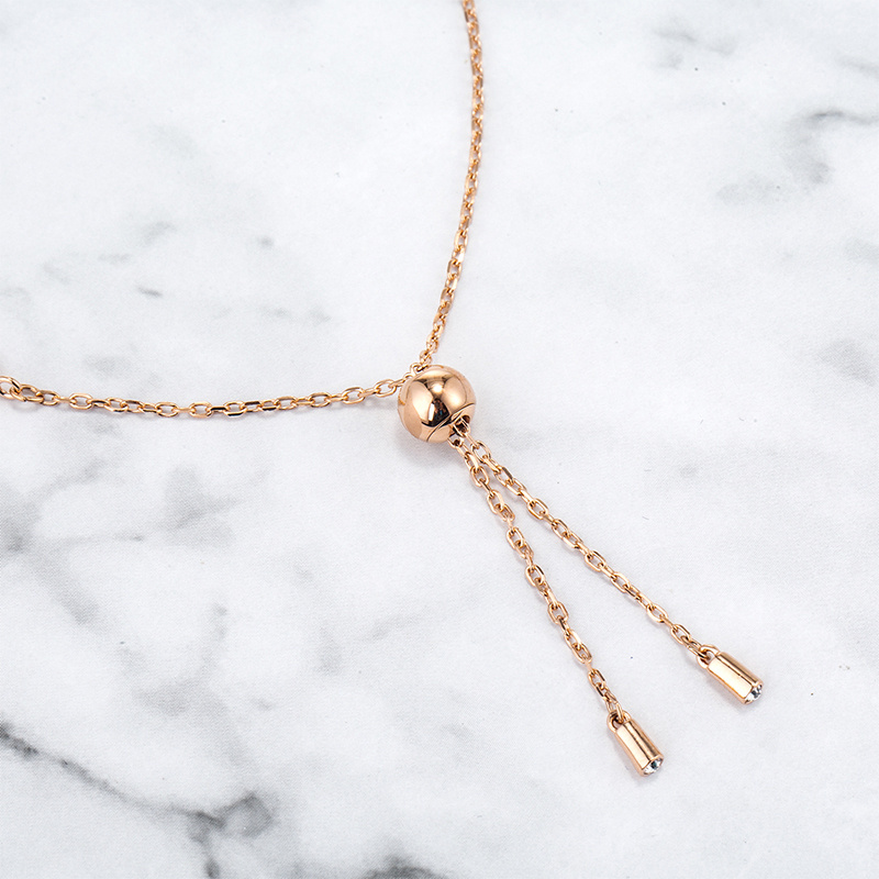 Swarovski Endless Symbol Necklace In Yellow