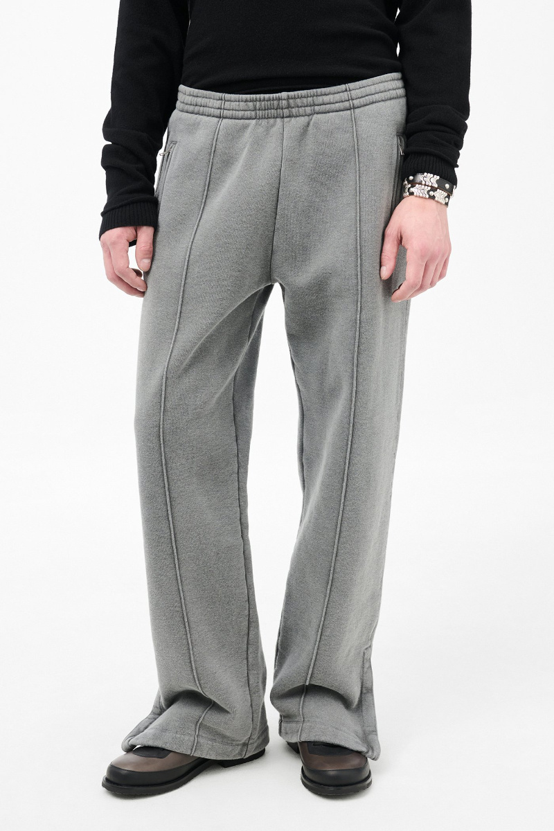 Our Legacy Worn Black Hefty Fleece In Gray