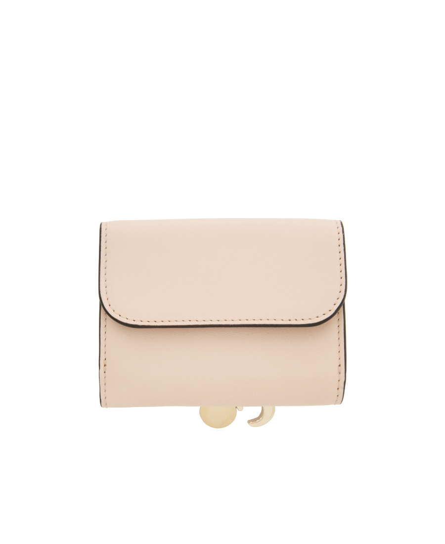 Chloé Trifold Wallet In Nude