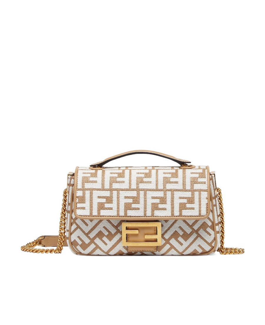 Fendi Shopping Bags In Nude