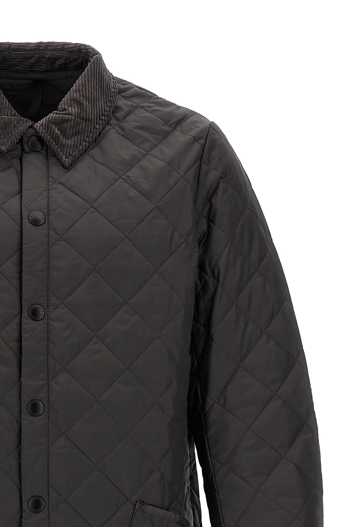 Barbour Heritage Quilted Jacket In Black