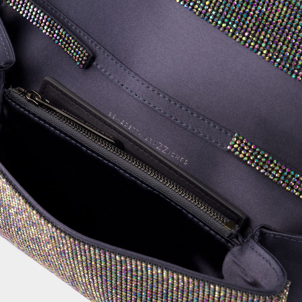 Benedetta Bruzziches Flip Shoulder Bag In Black