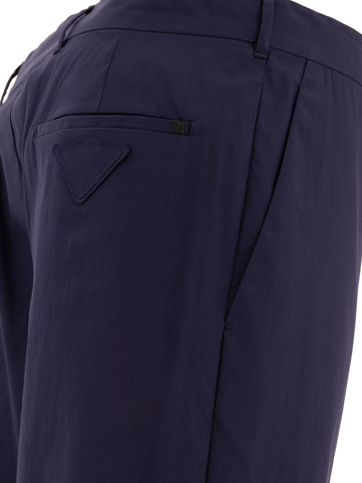 Prada Straight-leg Trousers With Tailored Design In Blue