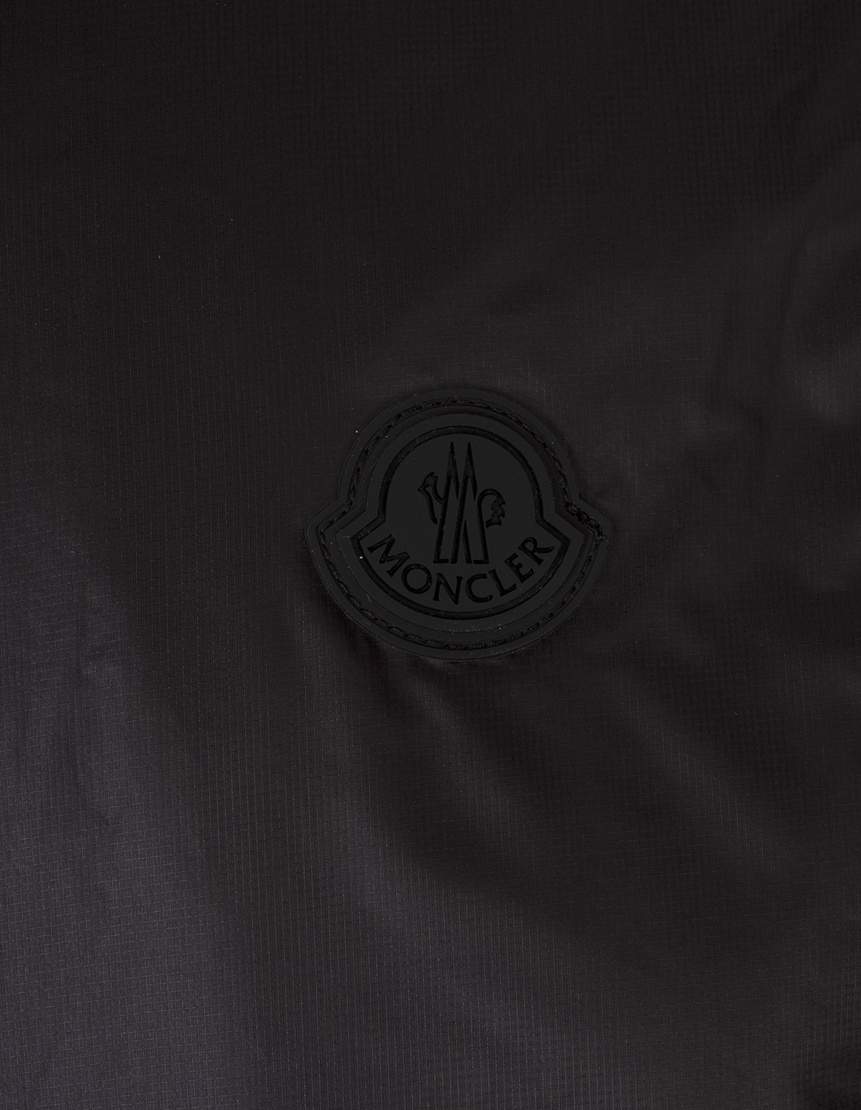 Moncler Long-sleeved Down Jacket In Black
