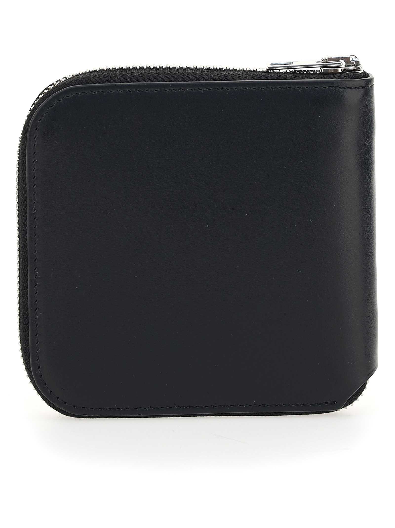 Acne Studios Medium Zipped Bifold Wallet In Black