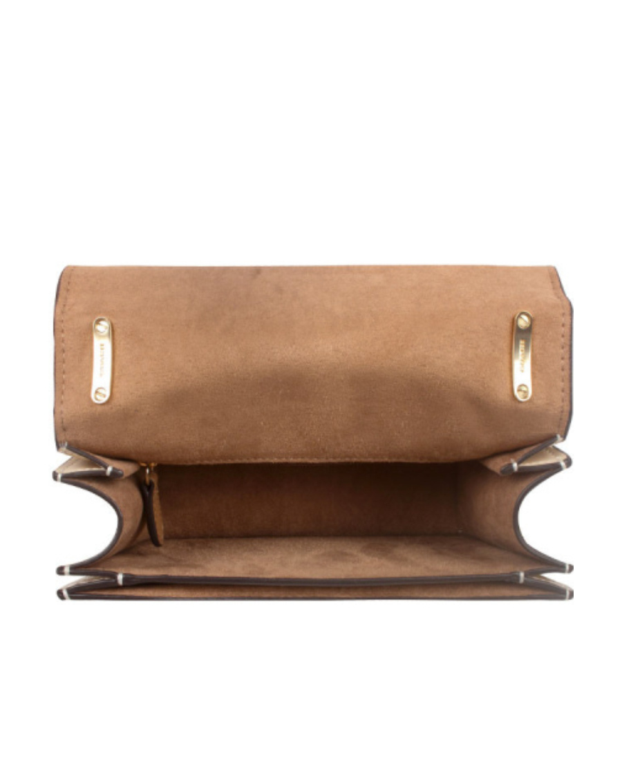 Coach Morgan Square Printed Shoulder Bag In Nude