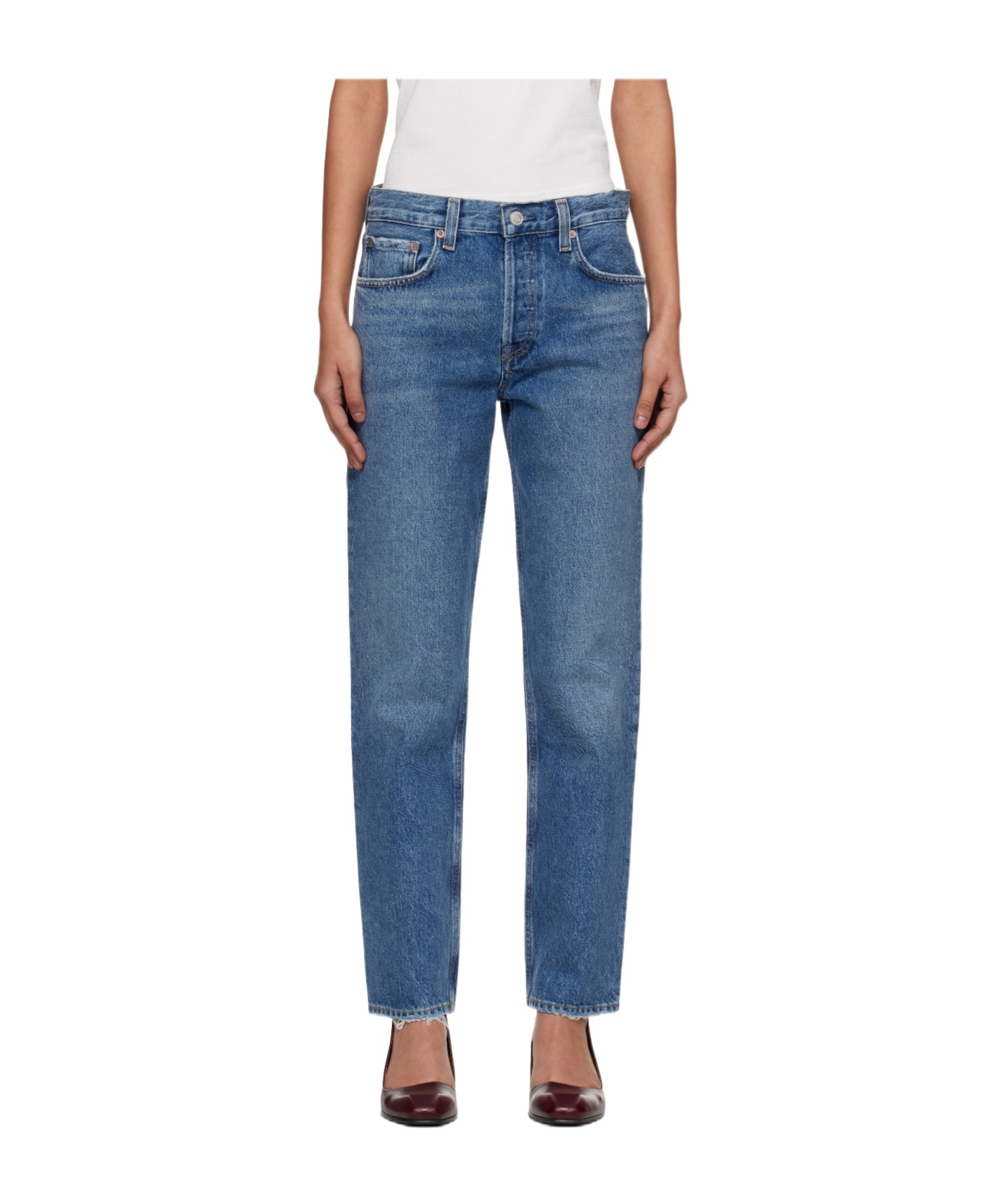 Agolde Romney Jean In Blue