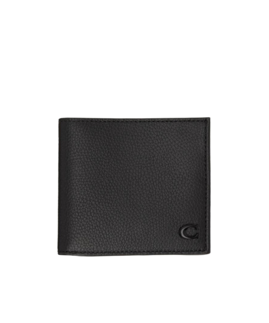 Coach Double-folded Wallet In Black