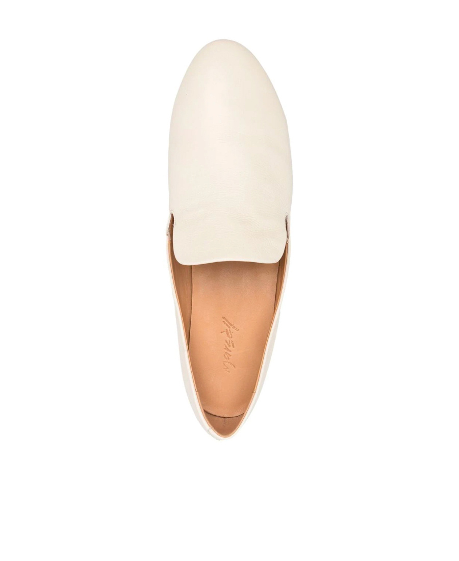 Marsèll Slip-on Leather Loafers In White