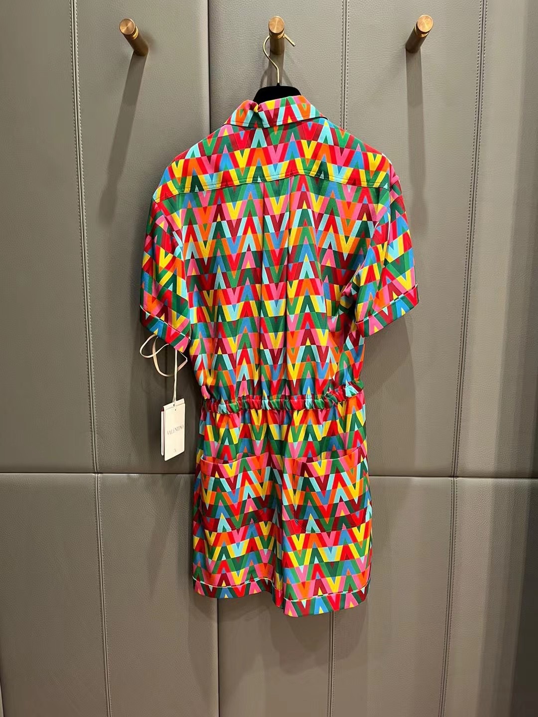 Valentino Optical Print Playsuit
