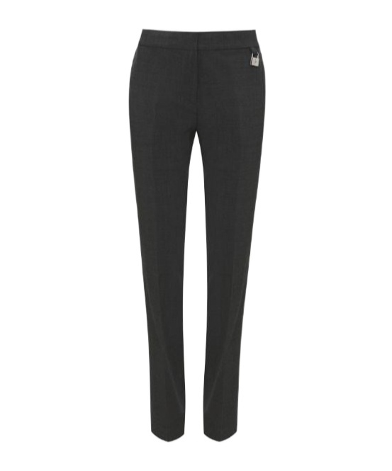 Jw Anderson High-waisted Cotton Trousers In Black