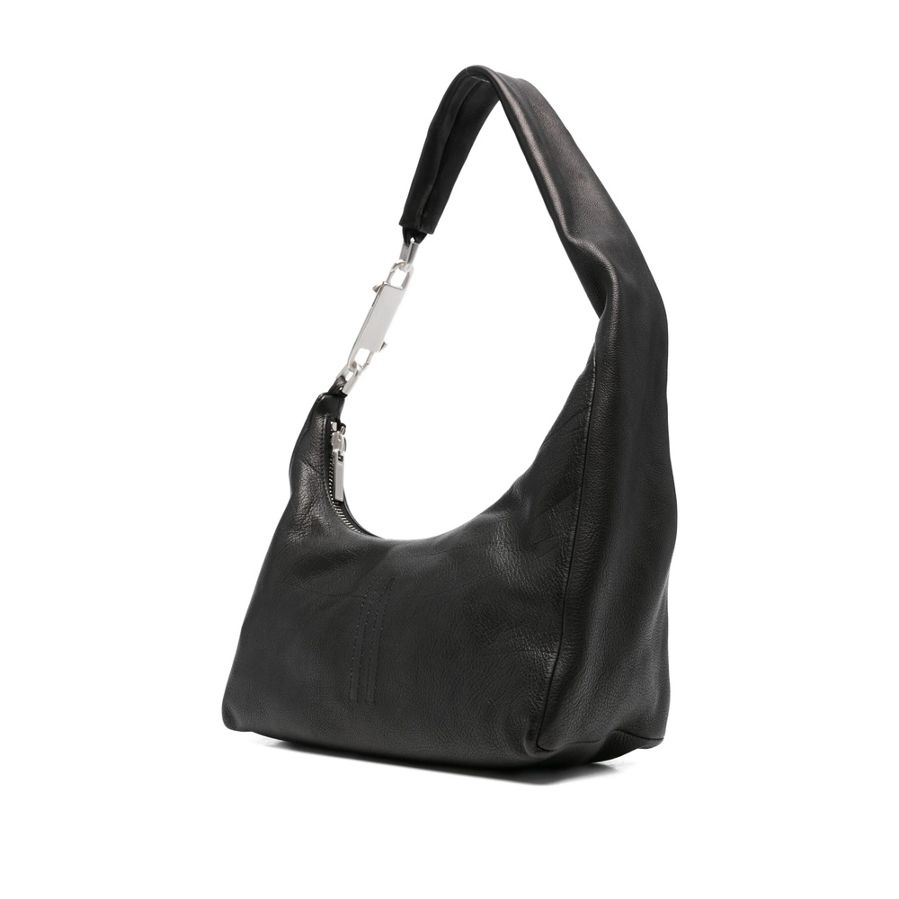 Rick Owens Small Gemini Shoulder Bag In Black