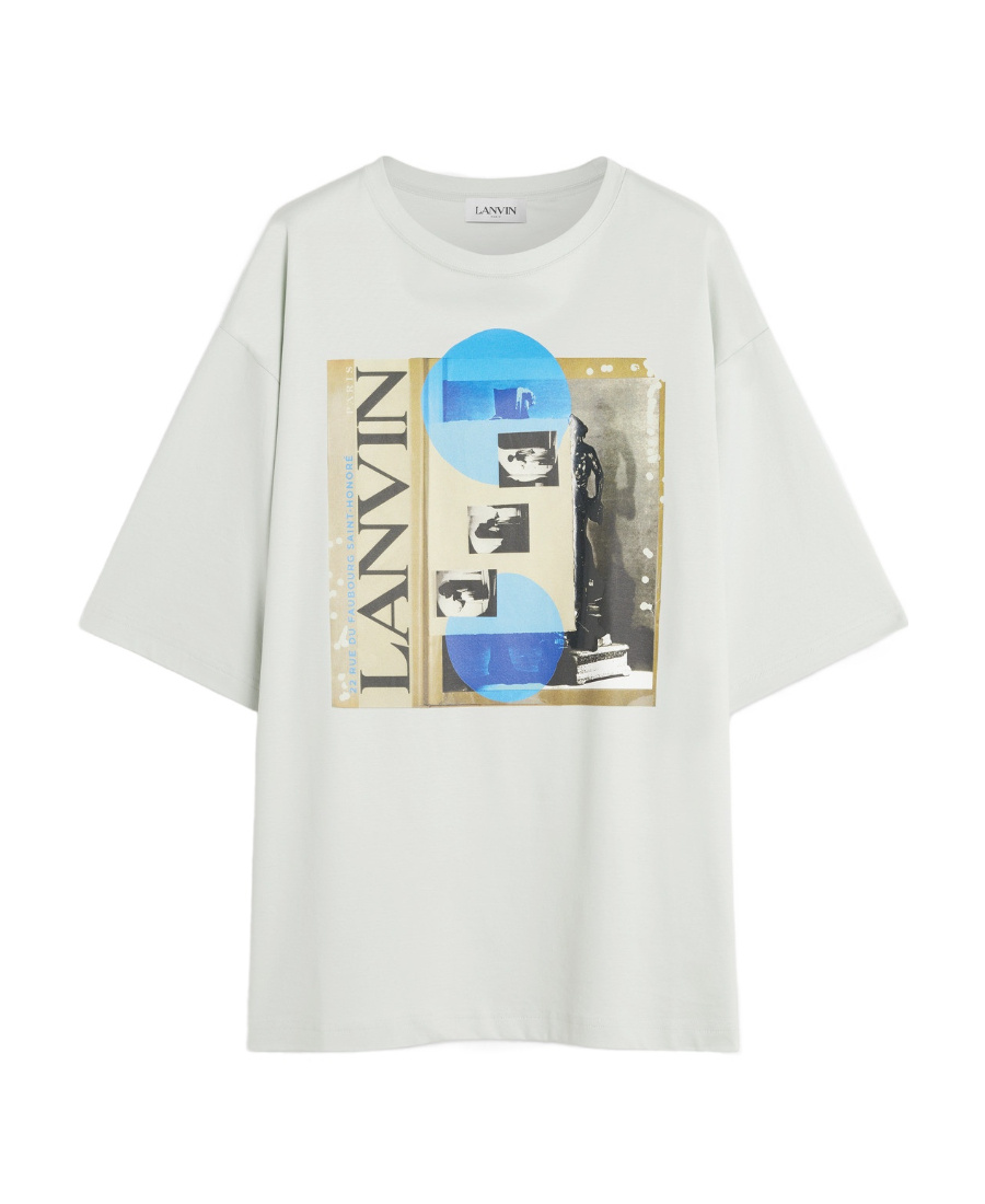 LANVIN LANVIN GRAPHIC PRINTED CREWNECK T-SHIRT