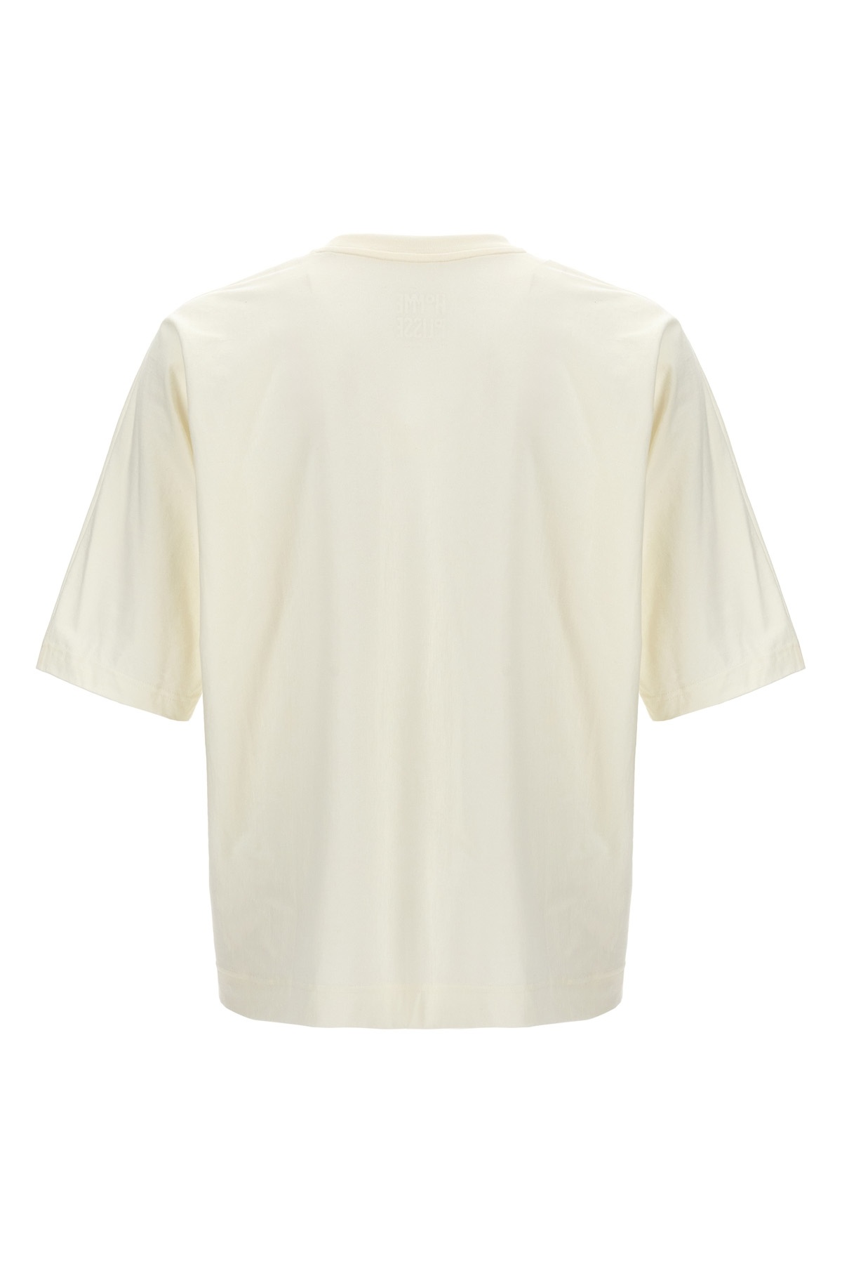 Issey Miyake White Release-t Basic T-shirt In White