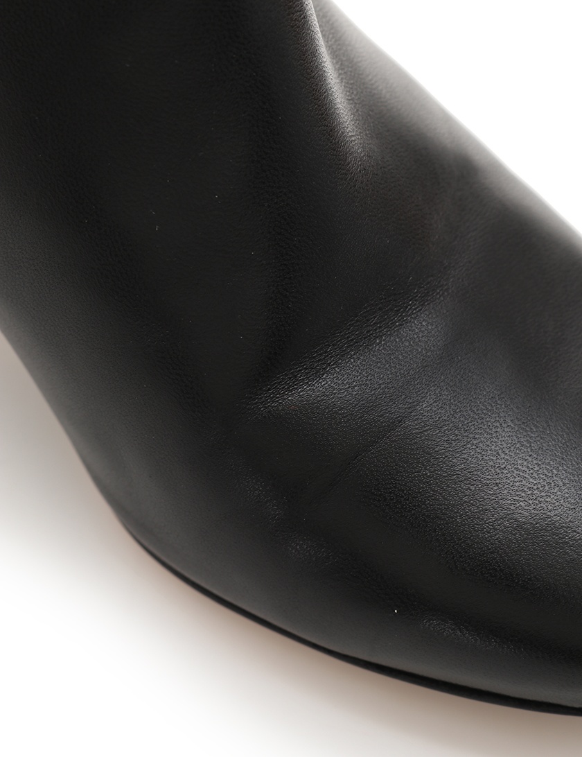 Ferragamo Fiamma High-heeled Boots In Black