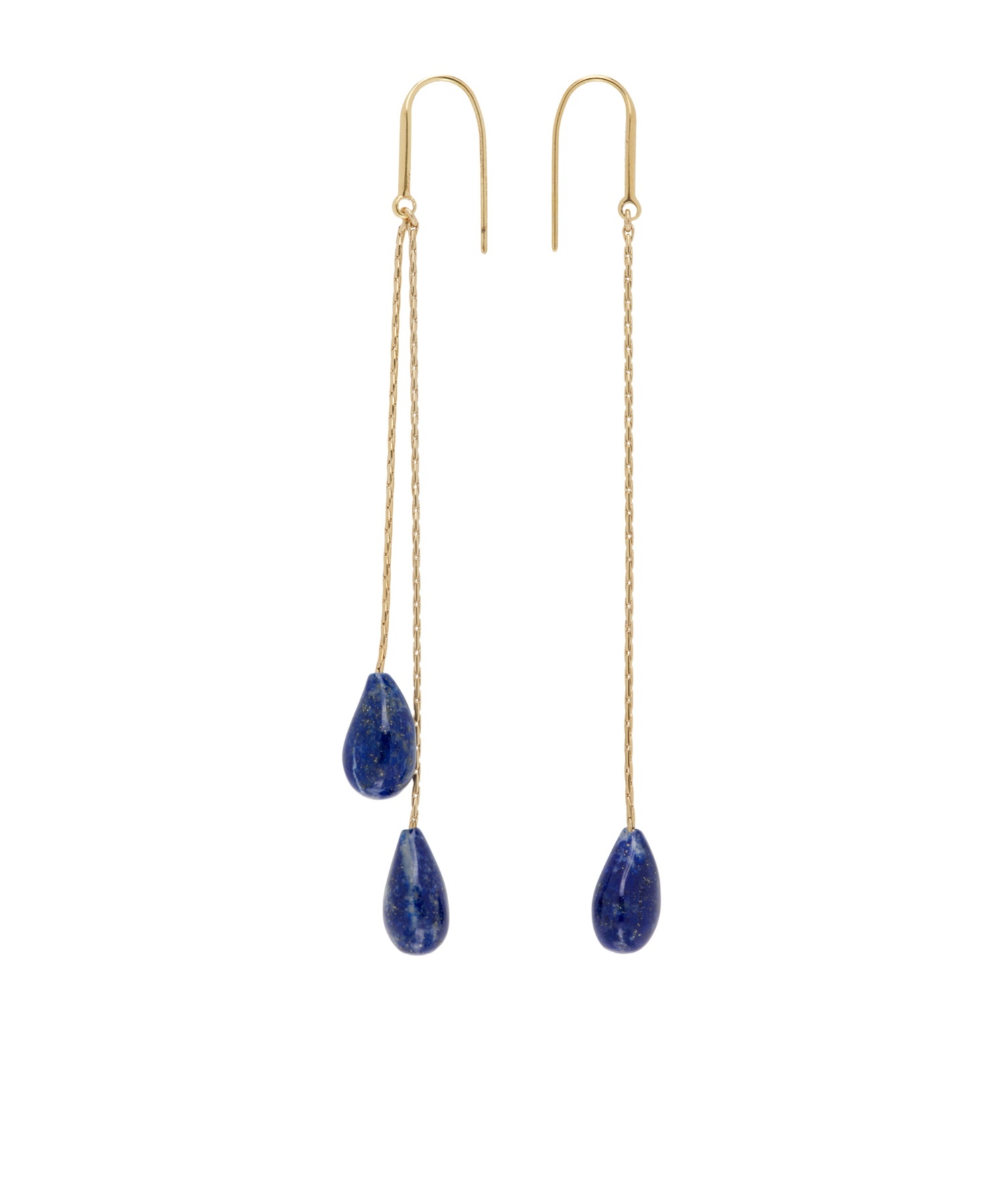 Isabel Marant Gold Small Gem Earrings In Yellow
