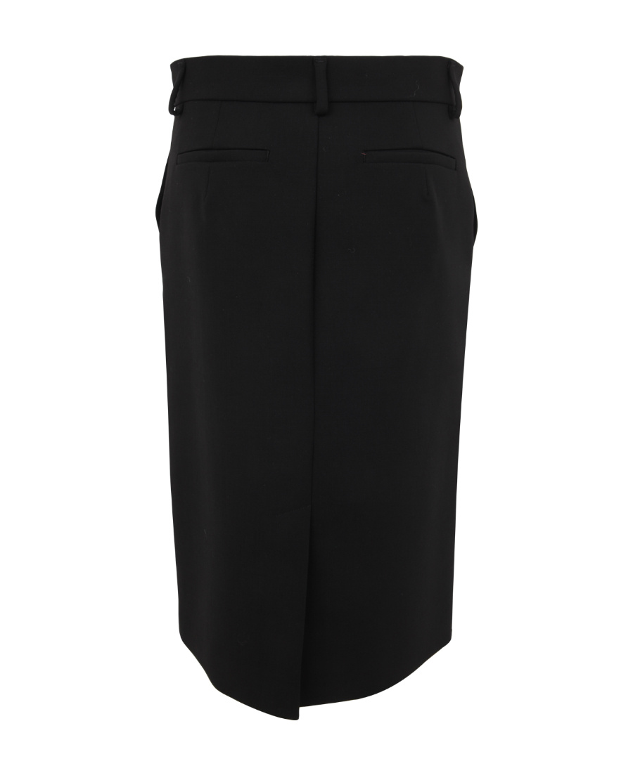 Sportmax High-waisted Knee-length Pencil Skirt In Black