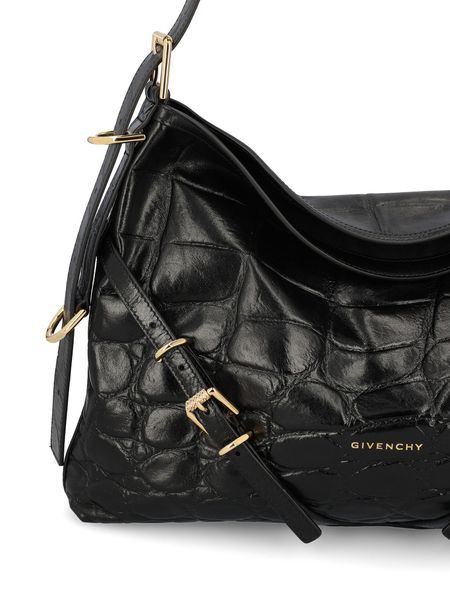 Givenchy Buckle Detailed Shoulder Bag In Black