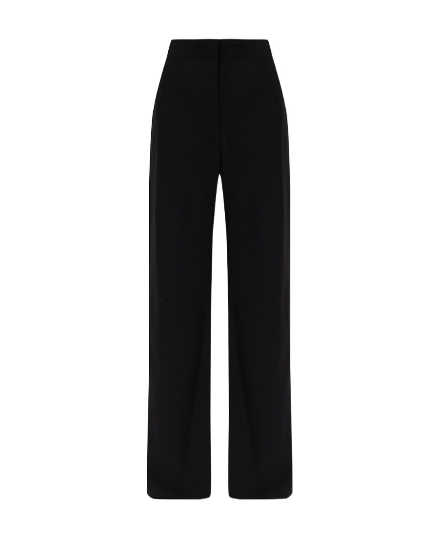 Dries Van Noten 'classic Pleated Straight Leg Trousers' In Black